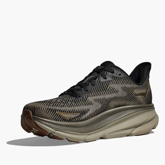 Men's HOKA Clifton 9  - Color: Black/Slate - NEW IN BOX - ONLY A FEW LEFT! - Picture 6 of 11